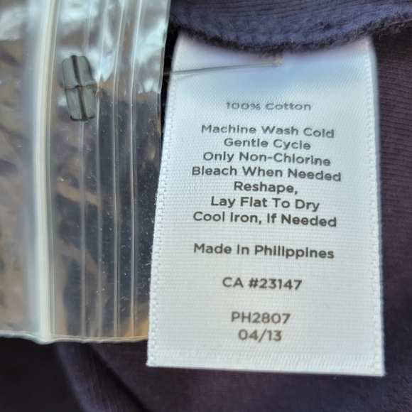 Talbots 100% Cotton Color Block T-Shirt Mini Dress Size Medium Petite NWT - Picture 8 of 10